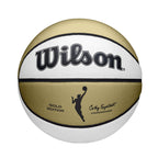 Wilson Wnba Commemorative Series Gold Edition Basketball - Size 6 - 28.5'', Gold/White