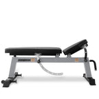 Cap Barbell Deluxe Utility Weight Bench, Silver