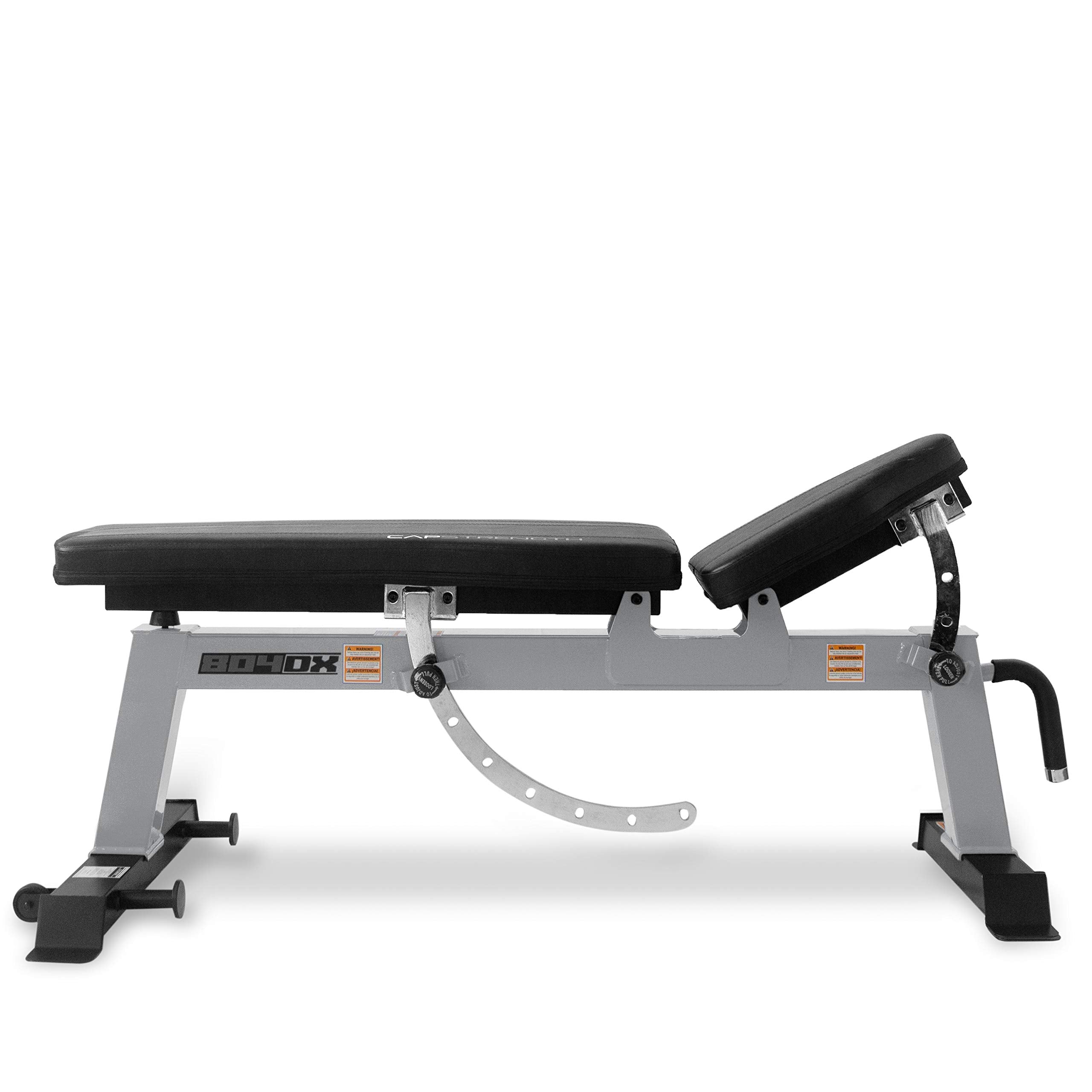 Cap Barbell Deluxe Utility Weight Bench, Silver