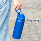 Prurex Spout Lid for Hydro Flask Wide Mouth Bottles | Replacement Lid Fits 12-64oz Models with 2.28 Opening | BPA-Free Sports Ac