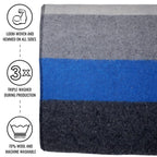 Arcturus Rainier Wool Blanket - 4.5Lbs Warm, Heavy, Washable, Large | Great For Camping, Outdoors, Survival & Emergency Kits (Wh