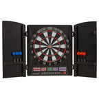 Accudart Apollo Electronic Dartboard Cabinet - 38 Game Modes - 137 Game Variations - Advanced Features - Colorful Backlit Scorin