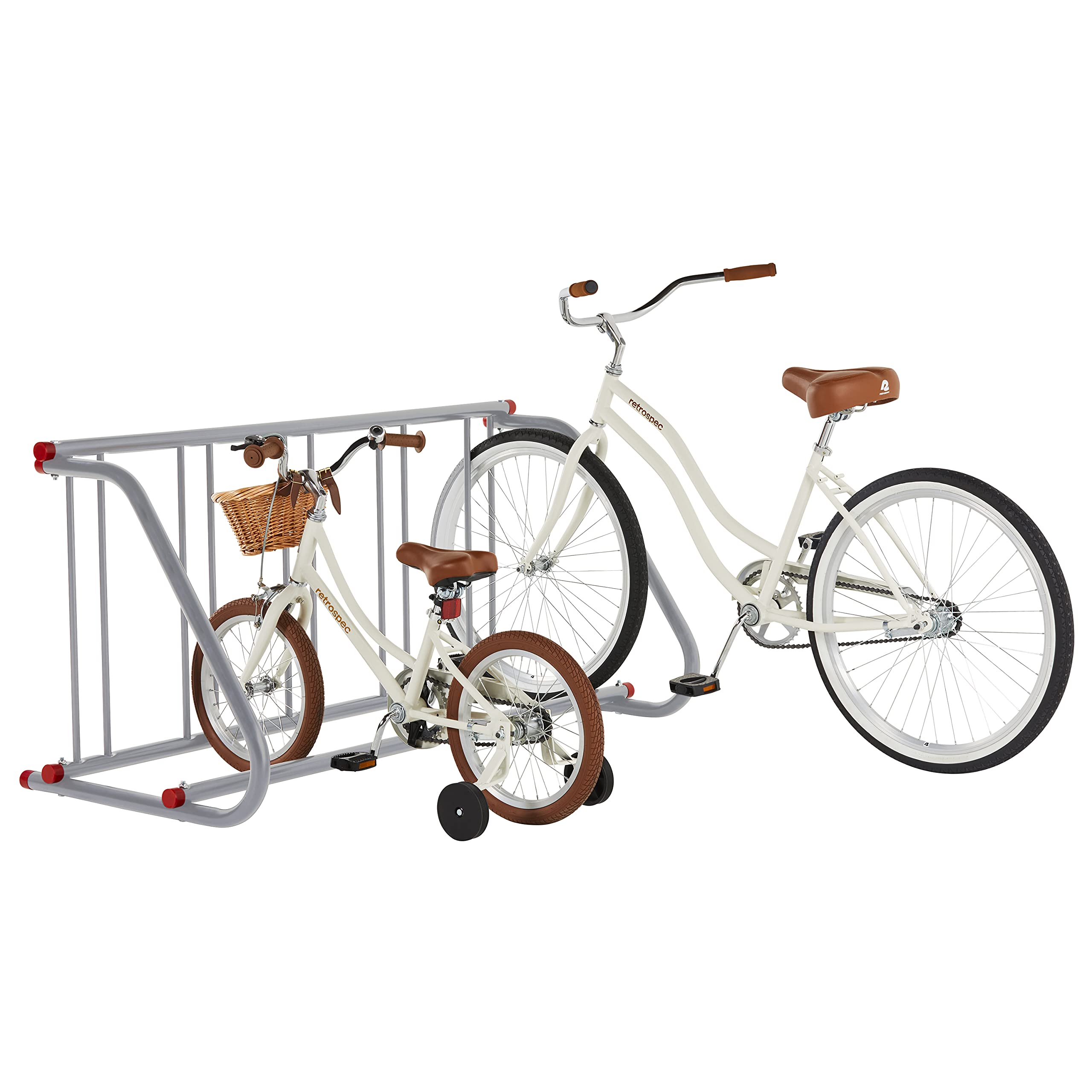 Retrospec Commercial Grid Bike Rack - Single & Double Sided - Bicycle Storage Stand for Garages, Stores, Schools & Universities