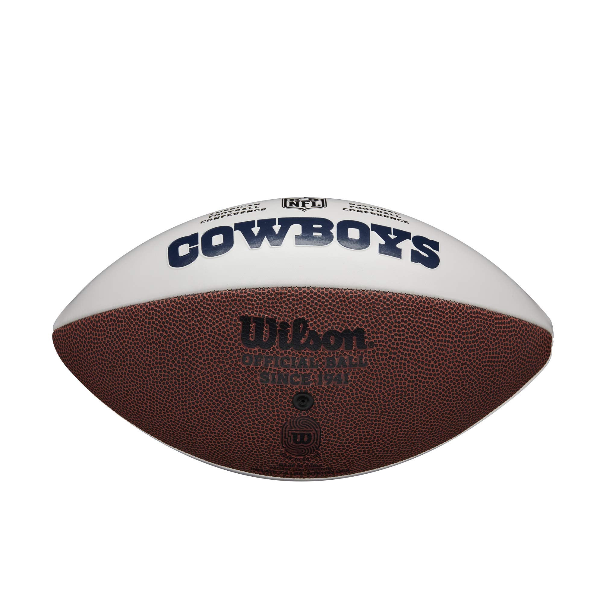 Wilson Nfl Live Signature Autograph Football - Official Size, Dallas Cowboys
