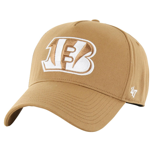 47 Men'S Tan Cincinnati Bengals Ballpark Mvp Adjustable Hat