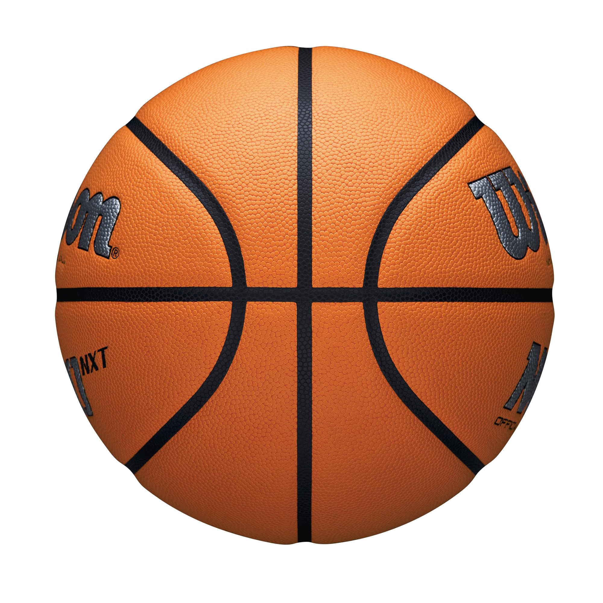 Wilson Ncaa Evo Nxt Official Indoor Game Basketball - Silver/Orange, Size 7-29.5''