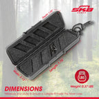 Skb Cases Iseries Hard Exterior Waterproof Watertight Arrow Broadhead Utility Case For Outdoor Camping, Fishing, And Hunting, Bl