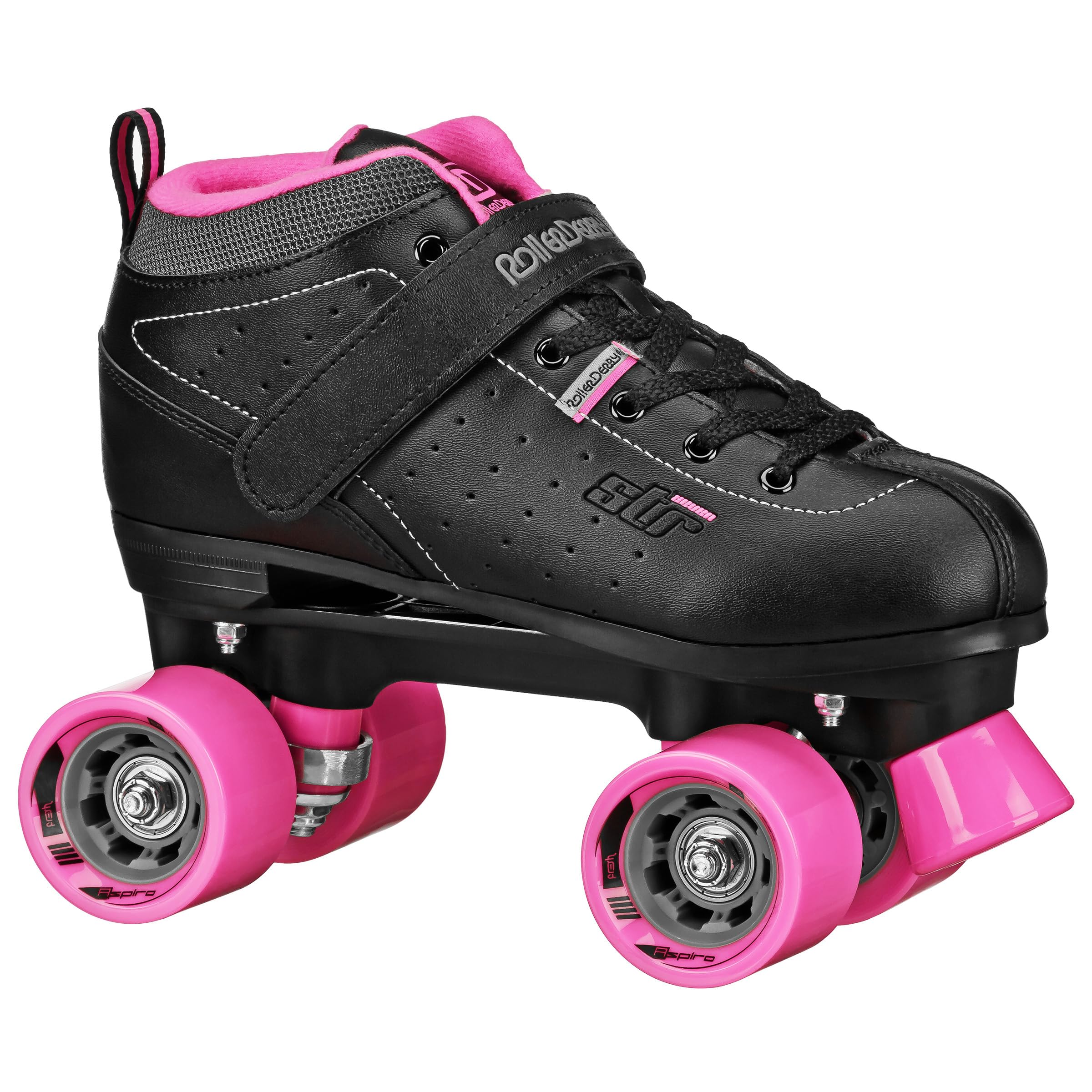 Roller Derby Str Seven Womens Roller Skate, Black/Pink, 6