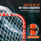 Vevor Street Hockey Net Indoor Outdoor Steel Hockey Goal Set 72''X48''