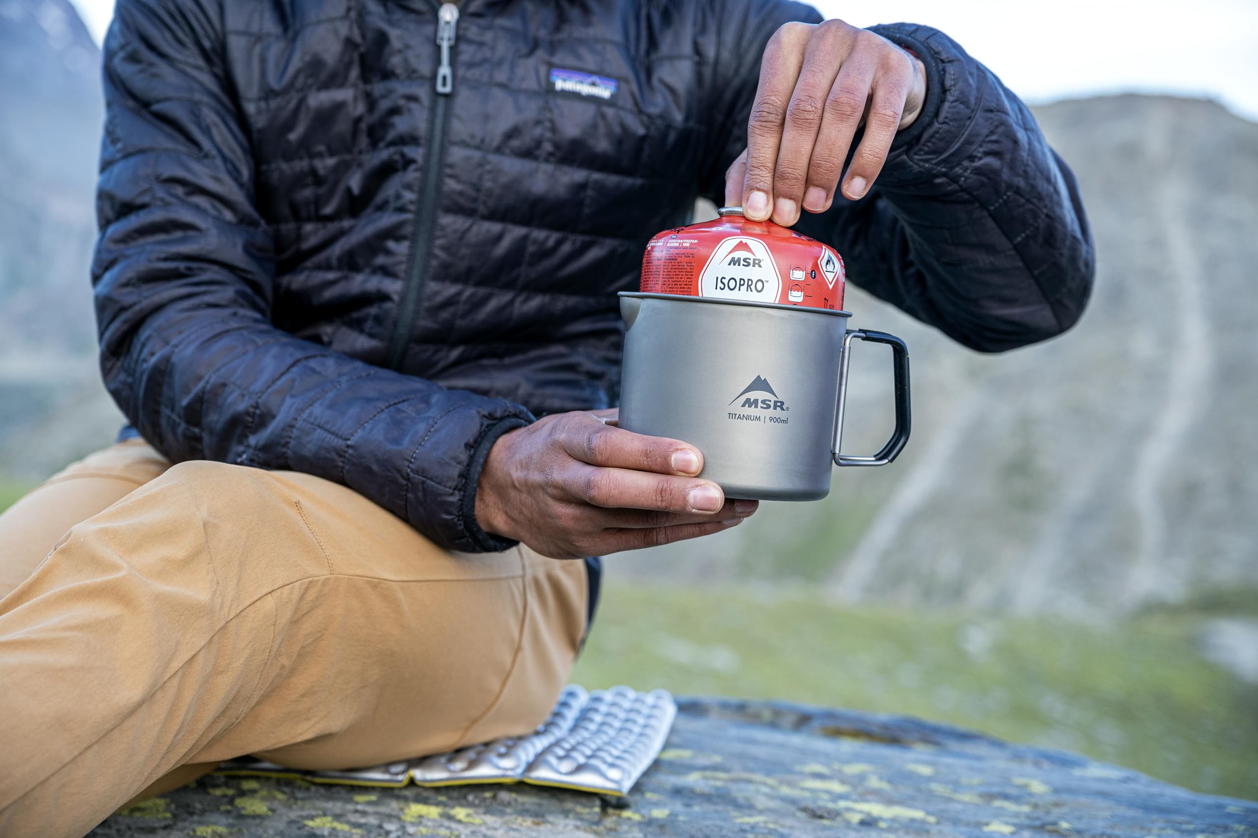 MSR Titan Titanium Camping Kettle, 900 mL