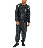 Bally Total Fitness Mens Sauna Suit, Black, Large-X-Large