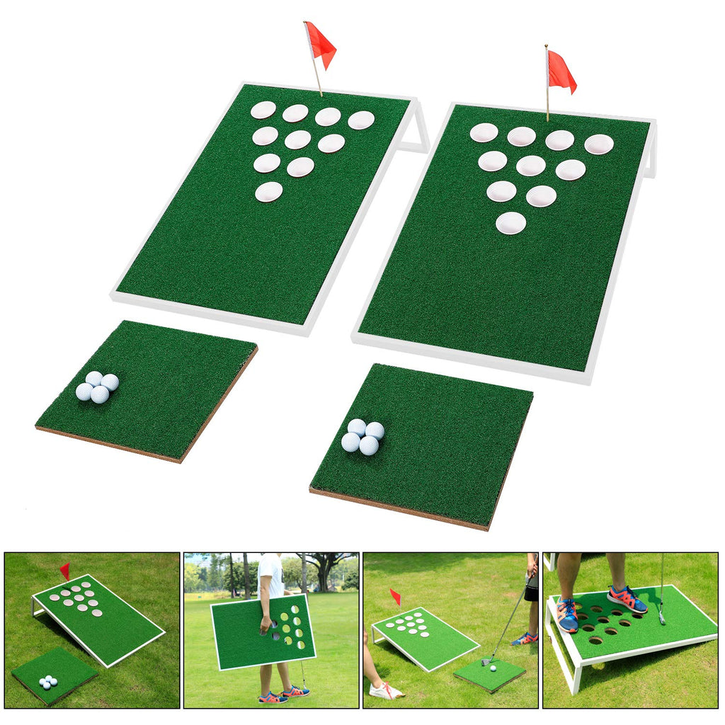 Oofit Golf Chipping Game Set Combined Pong Game, Exciting Chip Game For Enthusiasts And Beginners, Golfing Practice Games Indoor