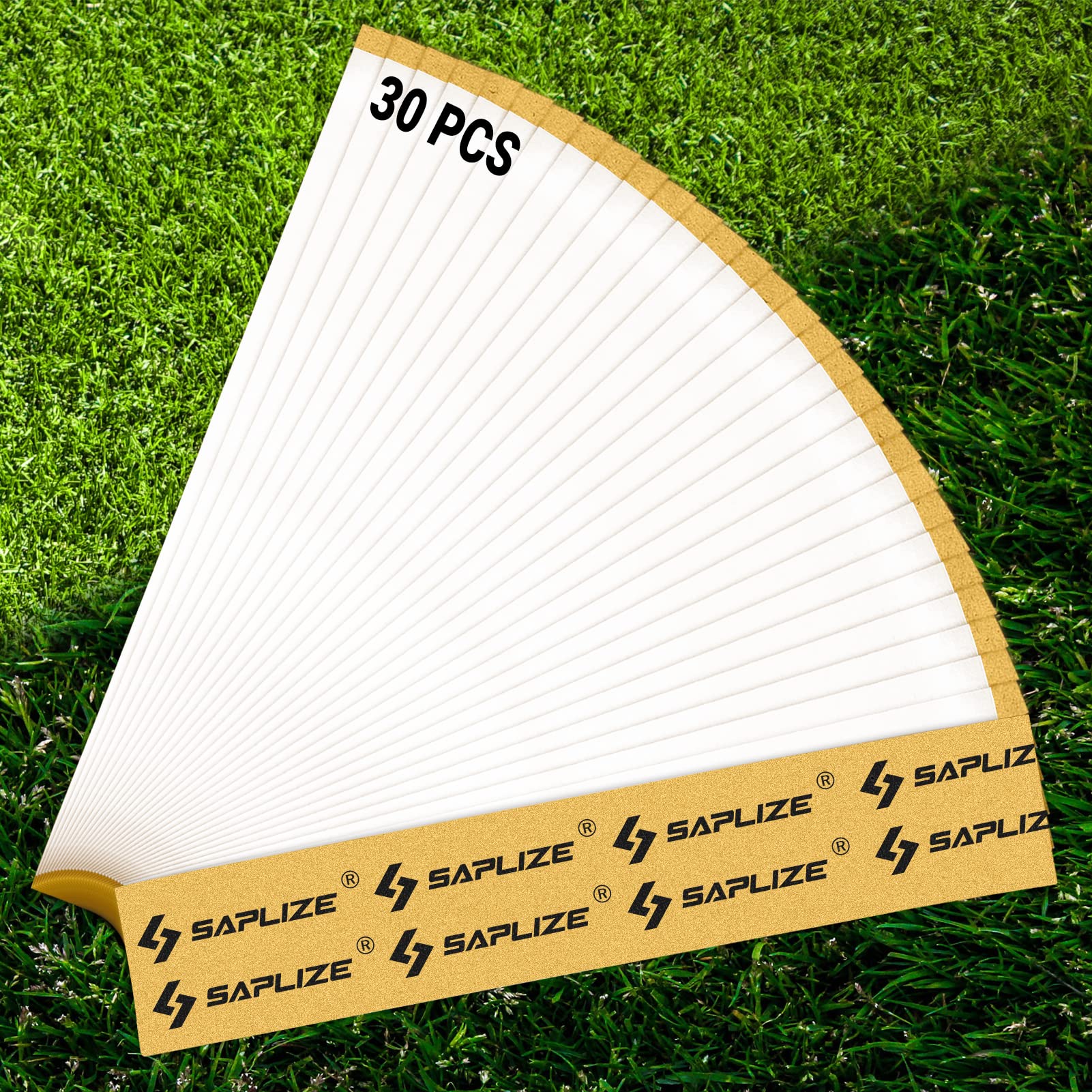 Saplize Golf Grip Tape 2'' X 10'' Solvent Activated Double Sided Adhesive Strips For Regripping Golf Clubs Wood Hybrid Iron Wedg