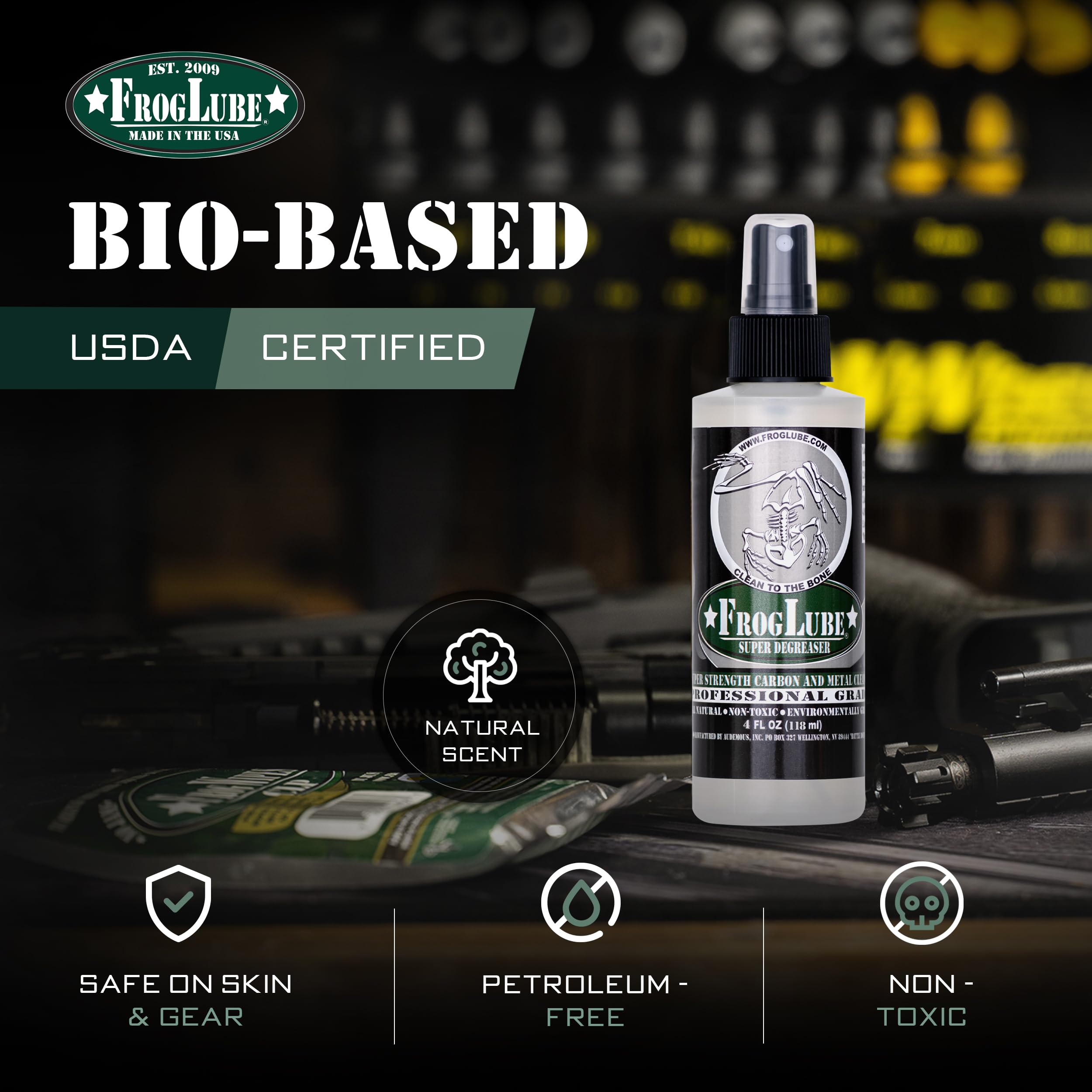 Frog Lube 15216 Super Degreaser Bottle, 4 Oz.