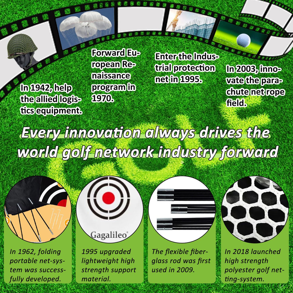 Golf Practice Net Golf Net For Backyard Golf Nets For Indoor Use Driving Range Net Golf Hitting Nets 12X7X66Ft Home Driving Rang