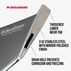 Megaware Keelguard Skegguard 27221 Skeg Protector With Drain Hole - Protects Against Ramp Dragging - Easy To Install- Fits Volvo