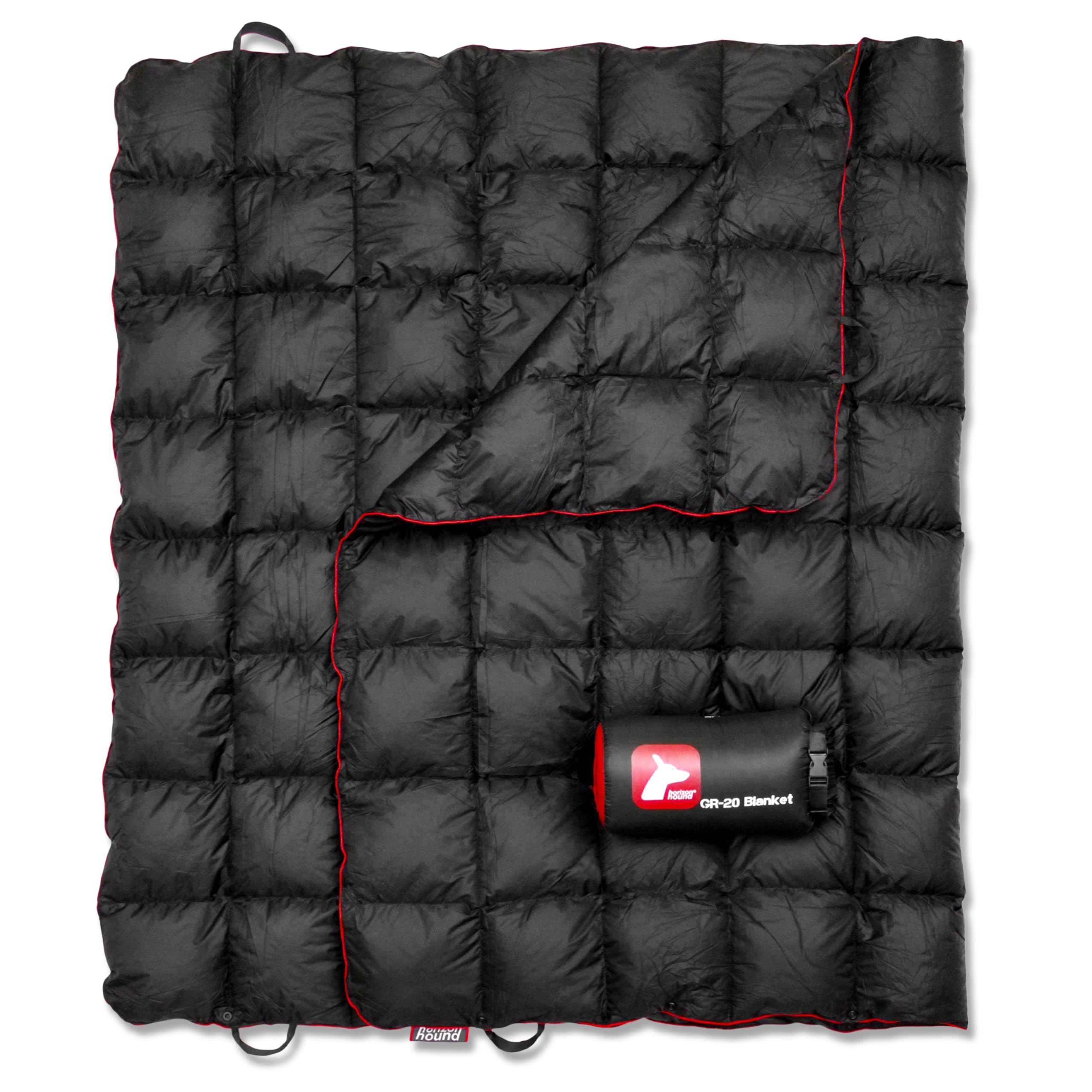 Horizon Hound GR-20 Down Camping Blanket - Outdoor Travel Quilt, Black | Insulated, Lightweight & Warm Gear for Sleep, Camping, 