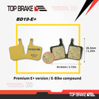 Top Brake Bd19-E+ Disc Bike Brake Pads For Magura 4 Piston Mt5/ Mt7/ Mt5E