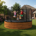 The Trampo Skirt - Trampoline Skirt (Wood Grain)