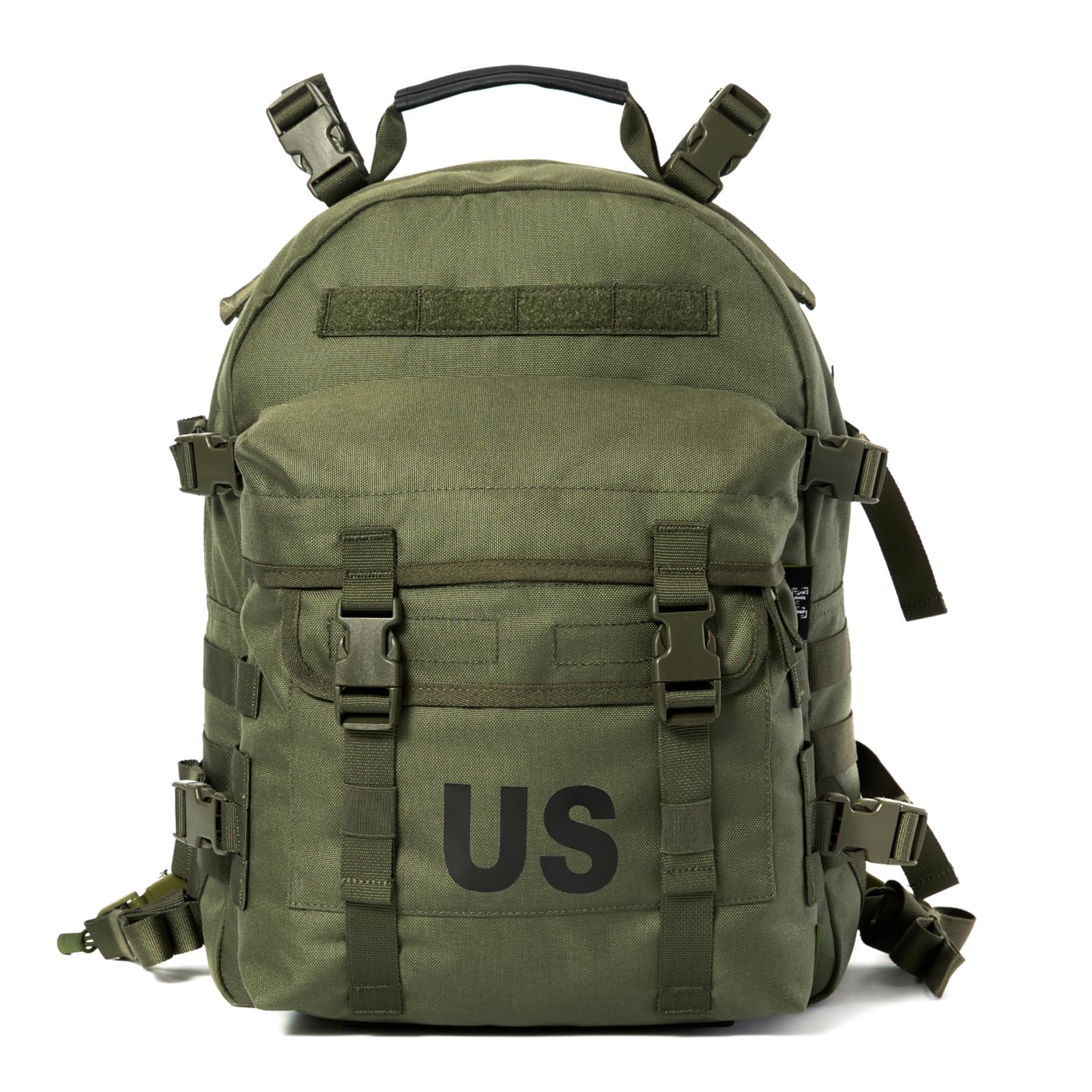 MT Military Army MOLLE 2 Tactical Assault Backpack, Rifleman 3 Day Pack, Medium Rucksack (Ranger Green)