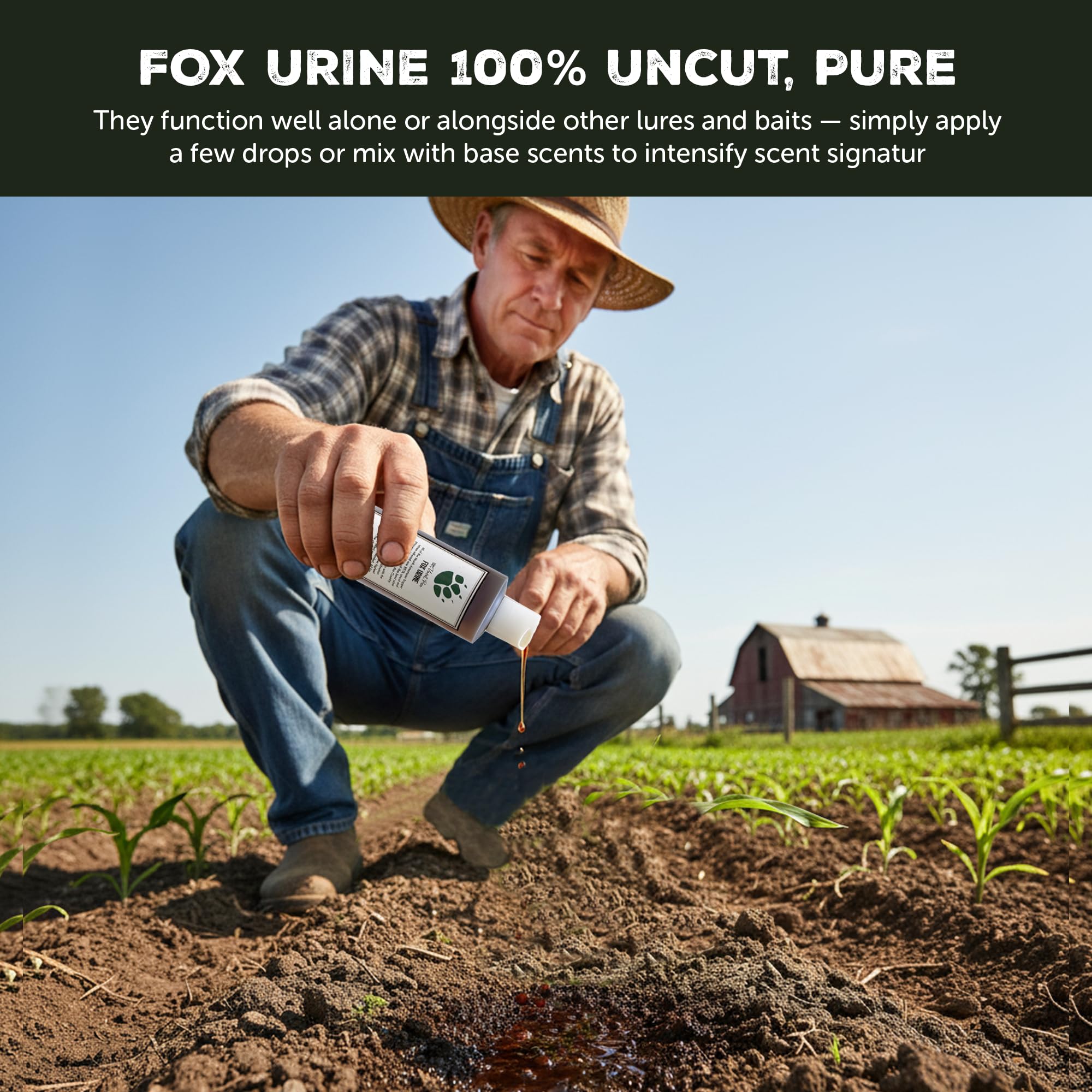 North American Trapper 100% Pure Fox Urine - Long-Lasting Scent Attractant for Fox, Bobcat & Coyote Trapping - Natural Predator