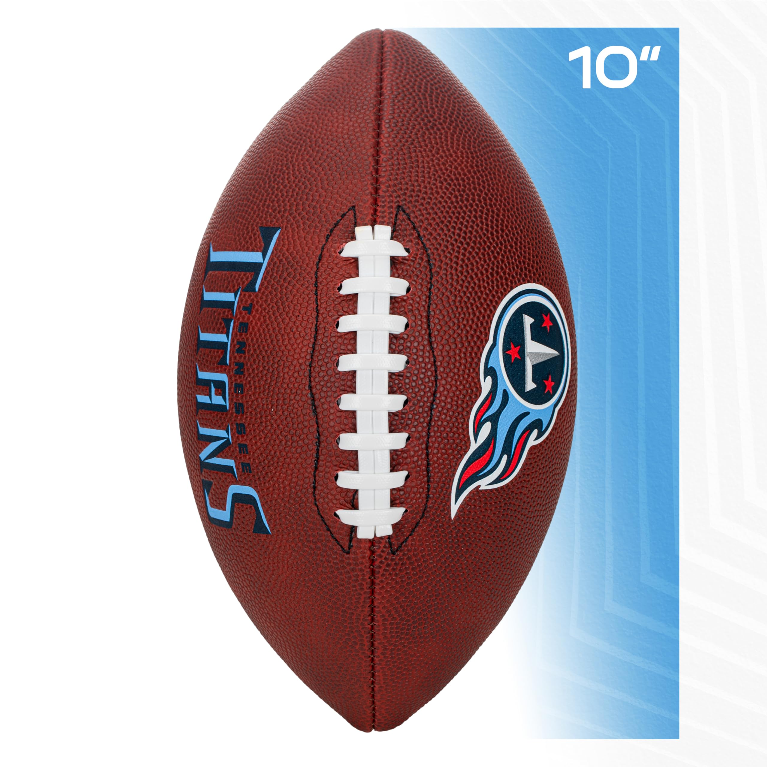 Franklin Sports Nfl Tennesseee Titans Football - Youth Junior Size Football For Kids - Official Nfl Team Logo + Colors Youth Bal