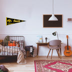 Rico Industries Ncaa Iowa Hawkeyes Classic 12'' X 30'' Felt Wall D  Cor Pennant - Great For Home/Bed Room/Man Cave D  Cor