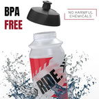 Kom Cycling Water Bottle 2 Pack. Cycling Water Bottle Set To Inspire. Includes 2 Bike Water Bottles That Fit Most Cages And Bott