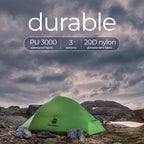 Wandelen Appalachian 2 Person 3 Season Ultralight Waterproof Windproof Tent With Footprint Easy Setup Double Layer Outdoor Tent
