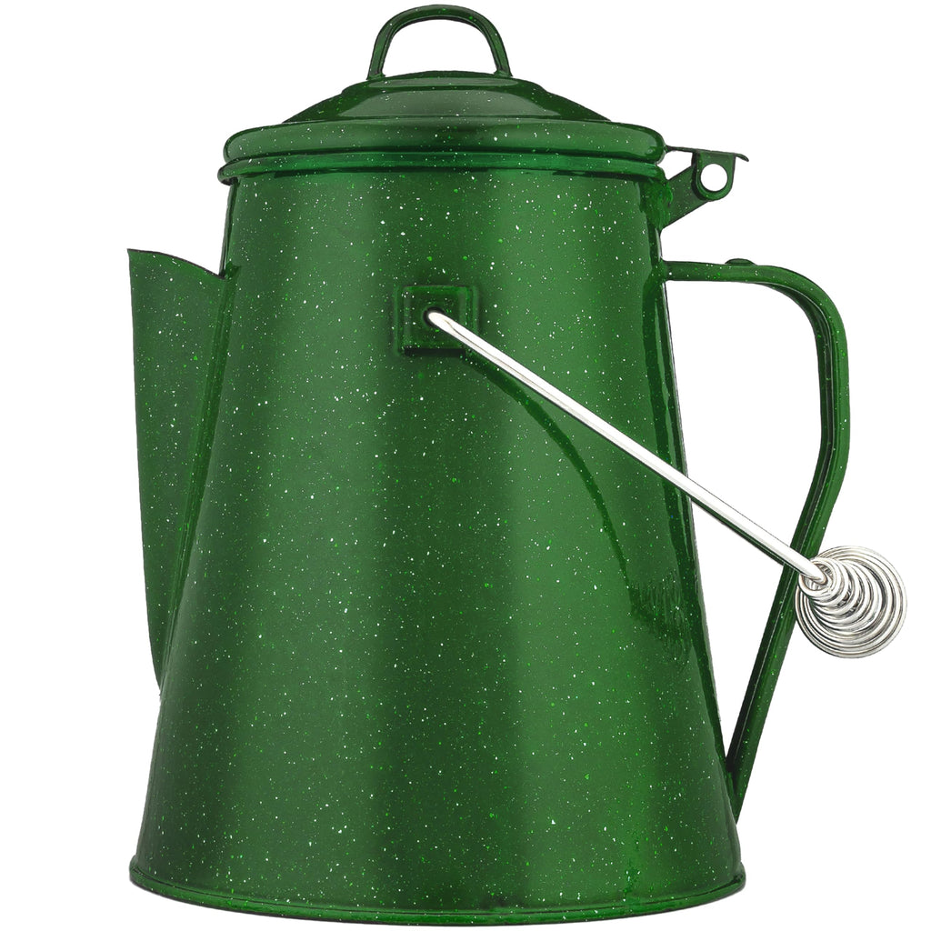 Coletti Classic Camping Kettle - Tea And Camp Kettle, No Aluminum Or Plastic, Ideal For Boiling Water (Green)