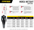 Cressi Morea 3Mm Lady, 1/Xs