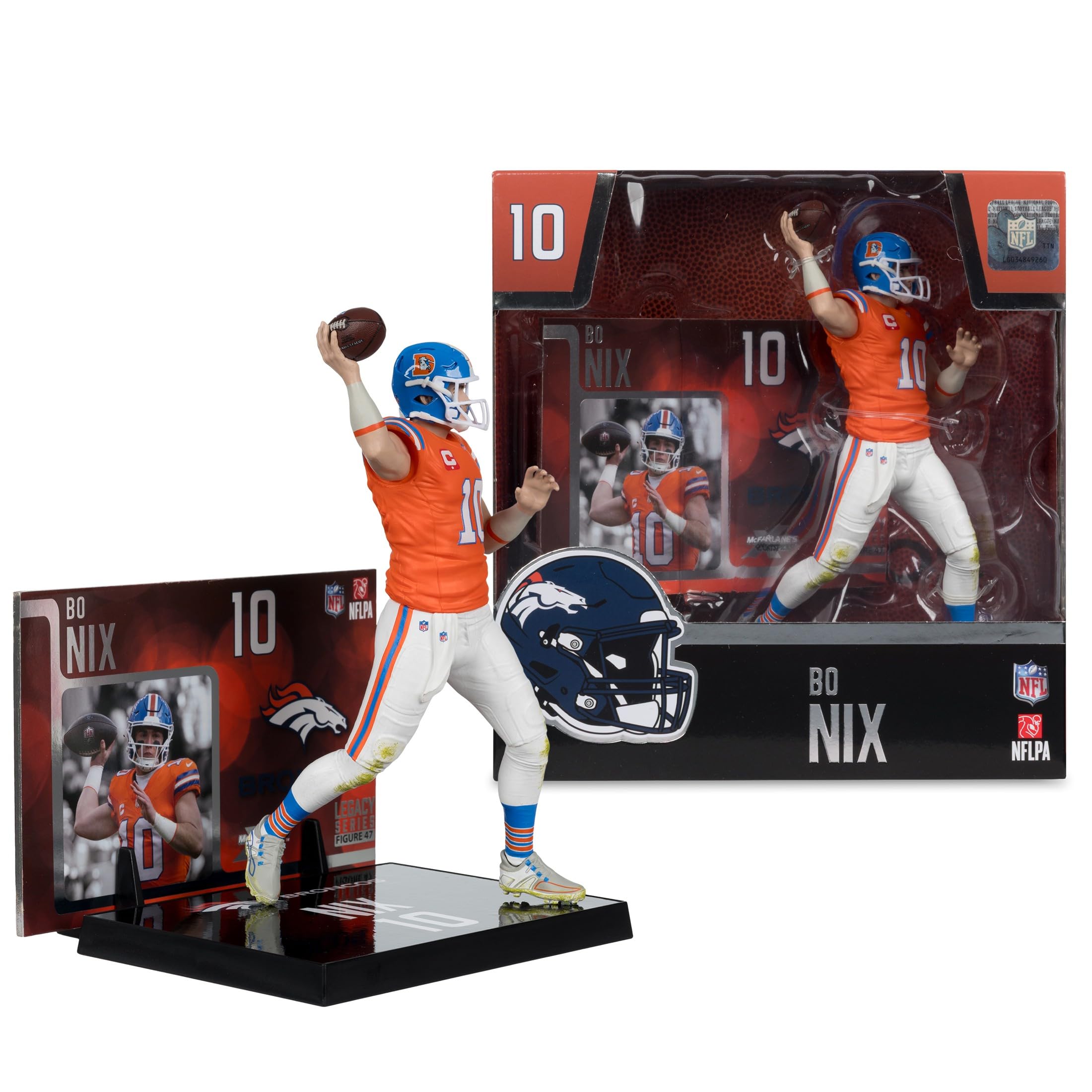 Bo Nix w/Classic Jersey (Denver Broncos) NFL 7 Figure McFarlanes SportsPicks (PRE-ORDER ships November)
