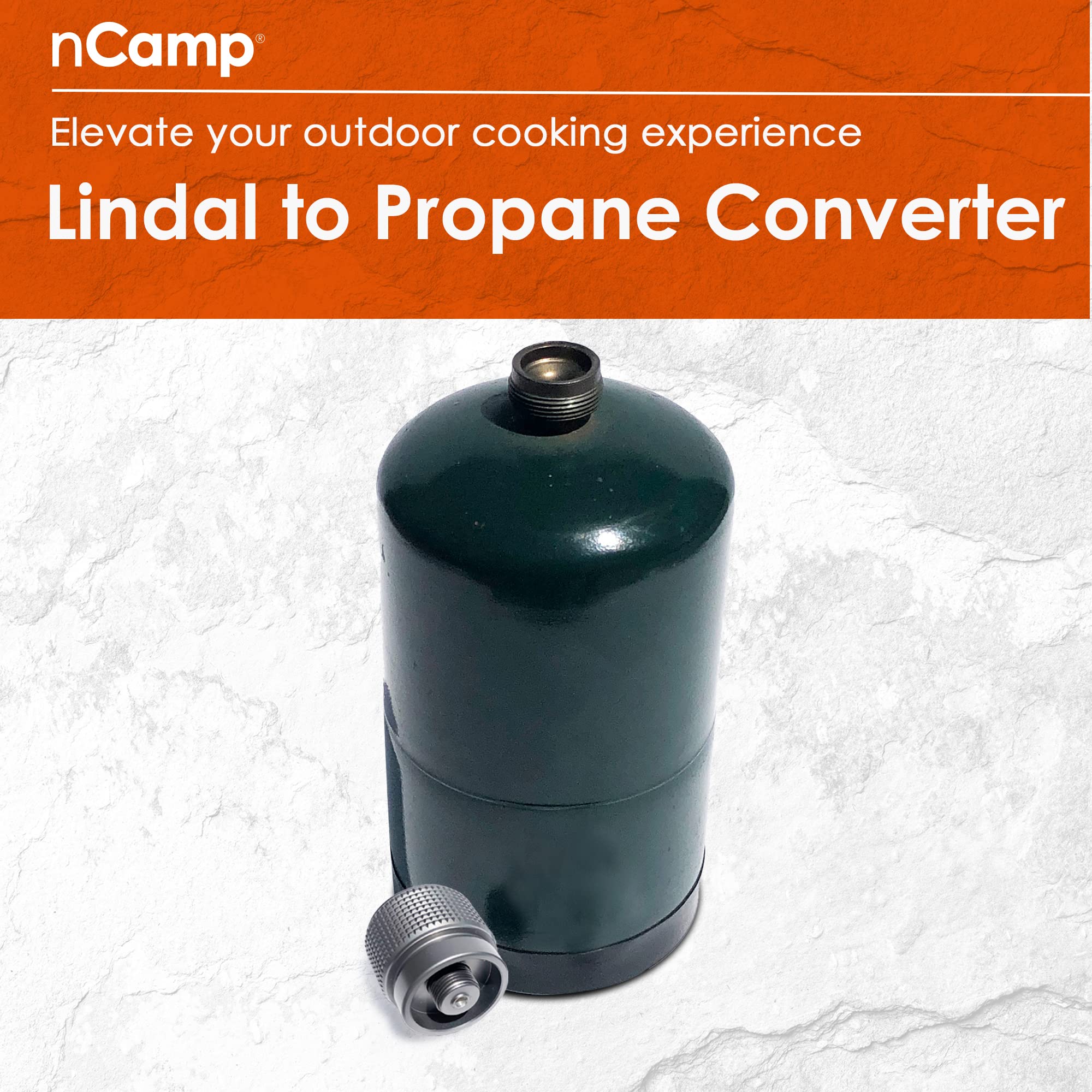 Ncamp Outdoor Camping Hiking Backpacking Stove Lindal To Propane Fitting For Ncamp Gas Adapter And Ncamp Stove