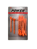 Zero Friction Power 3 Prong Golf Tees, Pack of 18, 4 Inch Blue