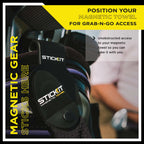 Stickit Golf Bag Metal Landing Pad I Metal Bag Clip For Quick And Easy Use Of Magnetic Golf Gear & Accessories With Convenient P