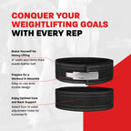 Hawk Sports Lever Belt For Men & Women, 10Mm Thick, 4'' Wide Suede Leather Weightlifting Belt, Safely Maximize Gains From Heavy