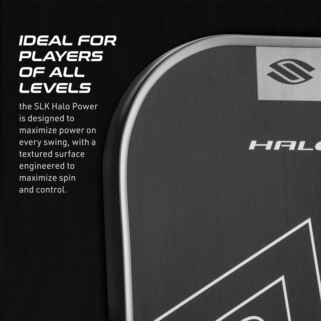Selkirk Slk Halo Power Max Pickleball Paddle | Raw Carbon Fiber Pickleball Paddle With A Rev-Core Power Polymer Core | The Pickl