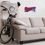 Rico Industries Nhl New York Rangers Distressed Shape Cut Pennant - Home And Living Room D  Cor - Soft Felt Ez To Hang
