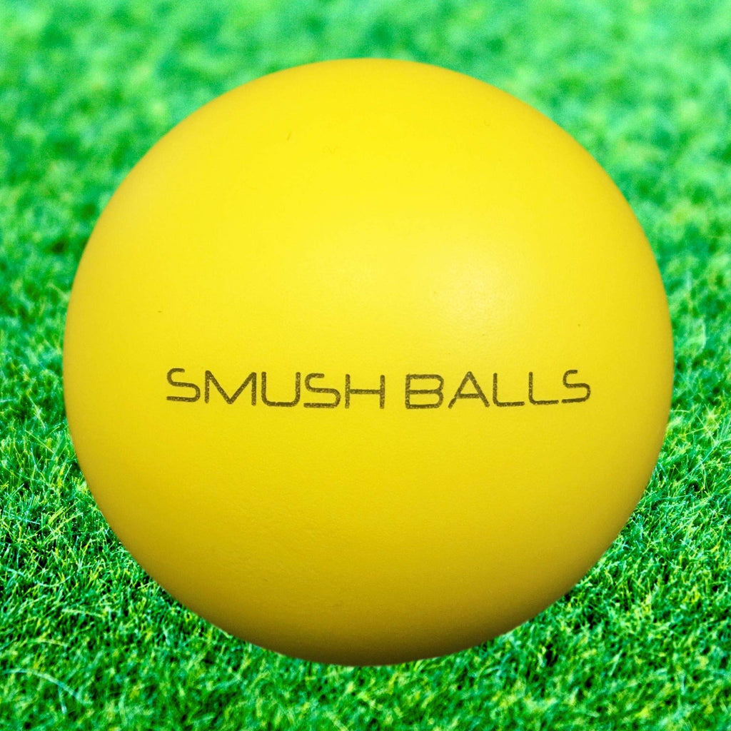 Smush Balls Smushballs The Ultimate Anywhere Batting Practice Baseball (Yellow, 12 Pack W/Bag)