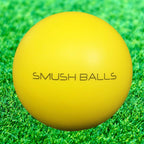 Smushballs - The Ultimate Anywhere Baseball Softball Batting Practice Training Ball - Yellow (60)