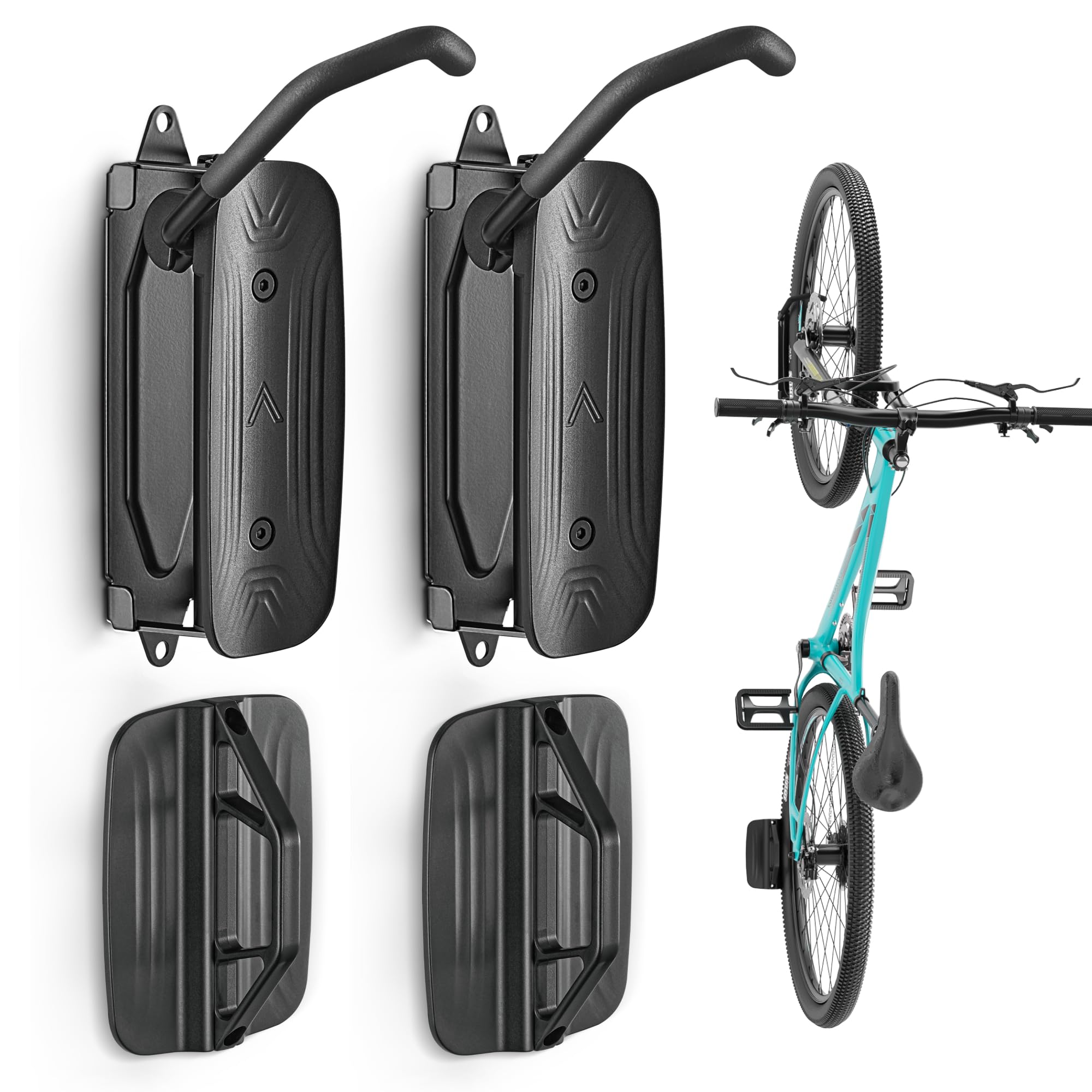 Montek Swivel Bike Wall Mount, Bike Hangers For Garage, Wall Mount Bike Rack, Space Saving Wall Bike Rack, Vertical Bike Rack Ho