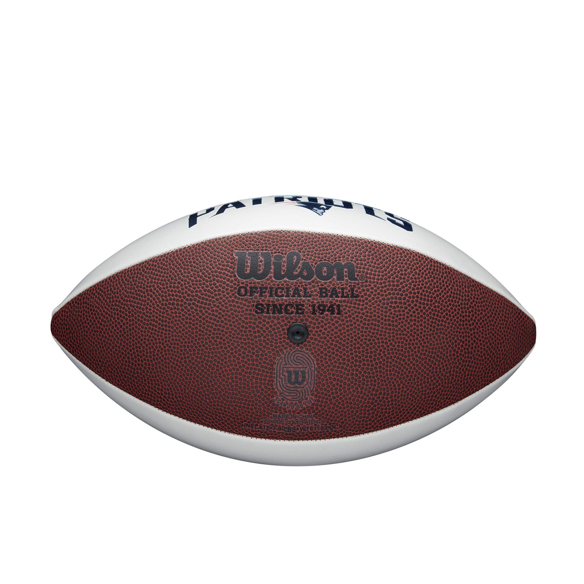 Wilson Nfl Live Team Autograph Football-New England, New England Patriots