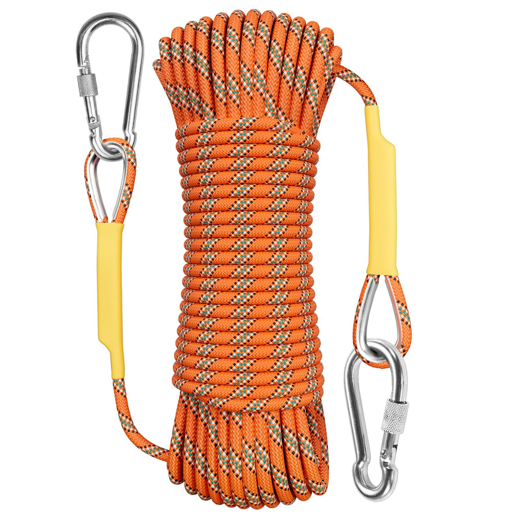 X Xben Outdoor Climbing Rope 50M (160Ft) Rock Climbing Rope, Escape Rope Climbing Equipment Fire Rescue Parachute Rope (160 Foot