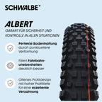 Schwalbe Mtb Bicycle Tyres - 27.5 X 2.50-63-584 - More Grip, More Comfort And More Safety - Radial, E-Bike Tyres, E-Mtb Tyres, M