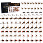 Goture Fly Fishing Flies,90Pcs Fly Fishing Lures With Tackle Box,Dry,Wet,Streamers Nymphs Flies Assortment Kit For Bass Trout Pa