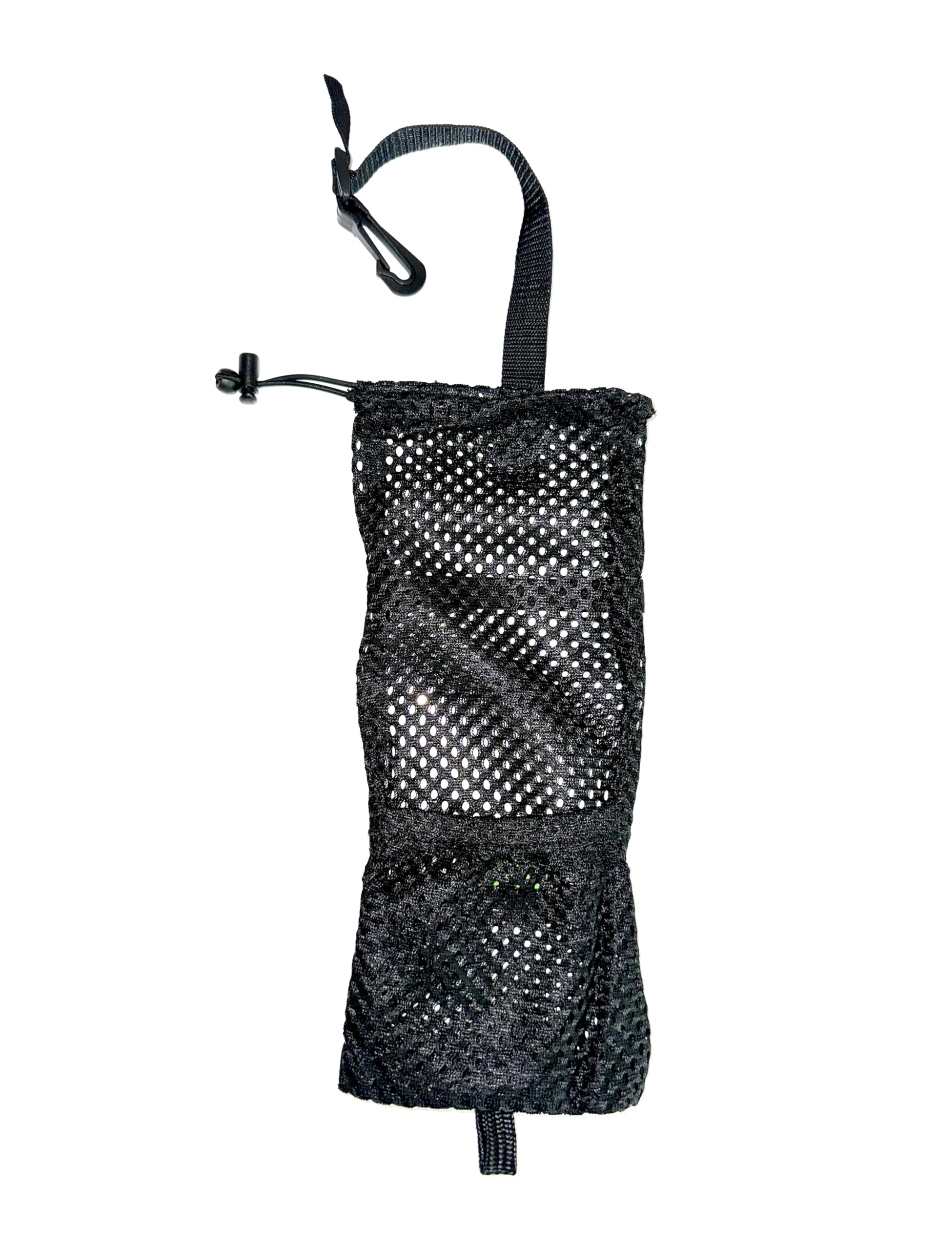 Phone & Snack Holder For Backpack Shoulder Strap - Dual Pocket Shoulder Strap Holder, Ultralight 0.8 oz, Snap Hook & Elastic Ban