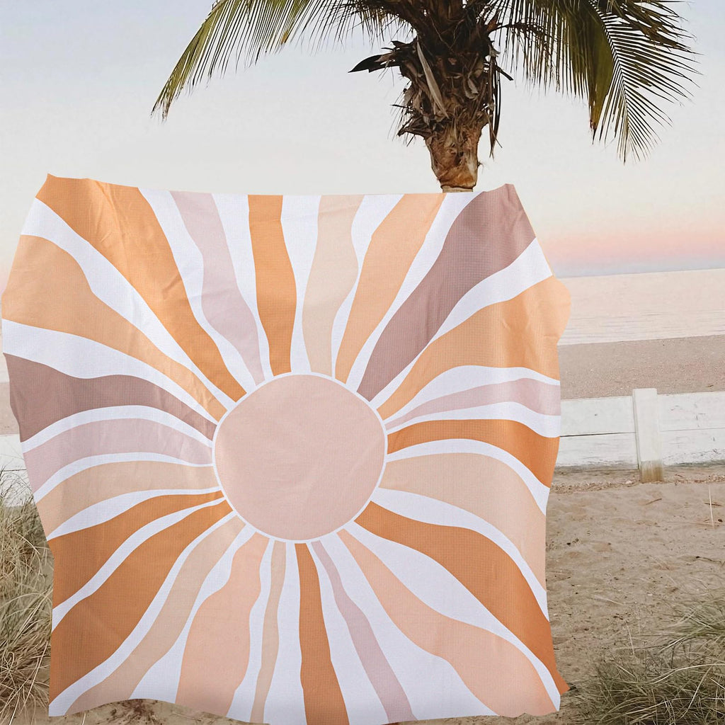 Waterproof Sandproof Beach Blanket, 9 Ft X 10 Ft Extra Large Beach Mat For 8 Adults, Lightweight Polyester Outdoor Picnic Blanke