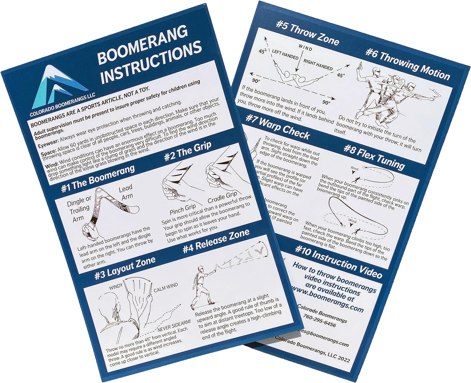 Colorado Boomerangs Eagle Wooden Boomerang - Made In The Usa Real Hand Crafted Wooden Boomerangs For 30 Years!