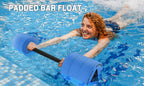 Water Gear Eco Bar Float - Water Fitness And Pool Exercise - Great For Upper Body And Minimum Stress Training - Padded