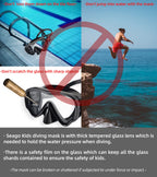 Seago Swim Goggles Snorkel Mask Diving Scuba Mask Snorkeling Goggles for Kids Boys Girls Youth, Anti-Fog 180 Clear View Kids Poo